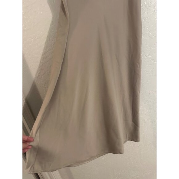 Rachel Zoe Los Angeles Plus Size Satin Midi Skirt - Picture 3 of 7